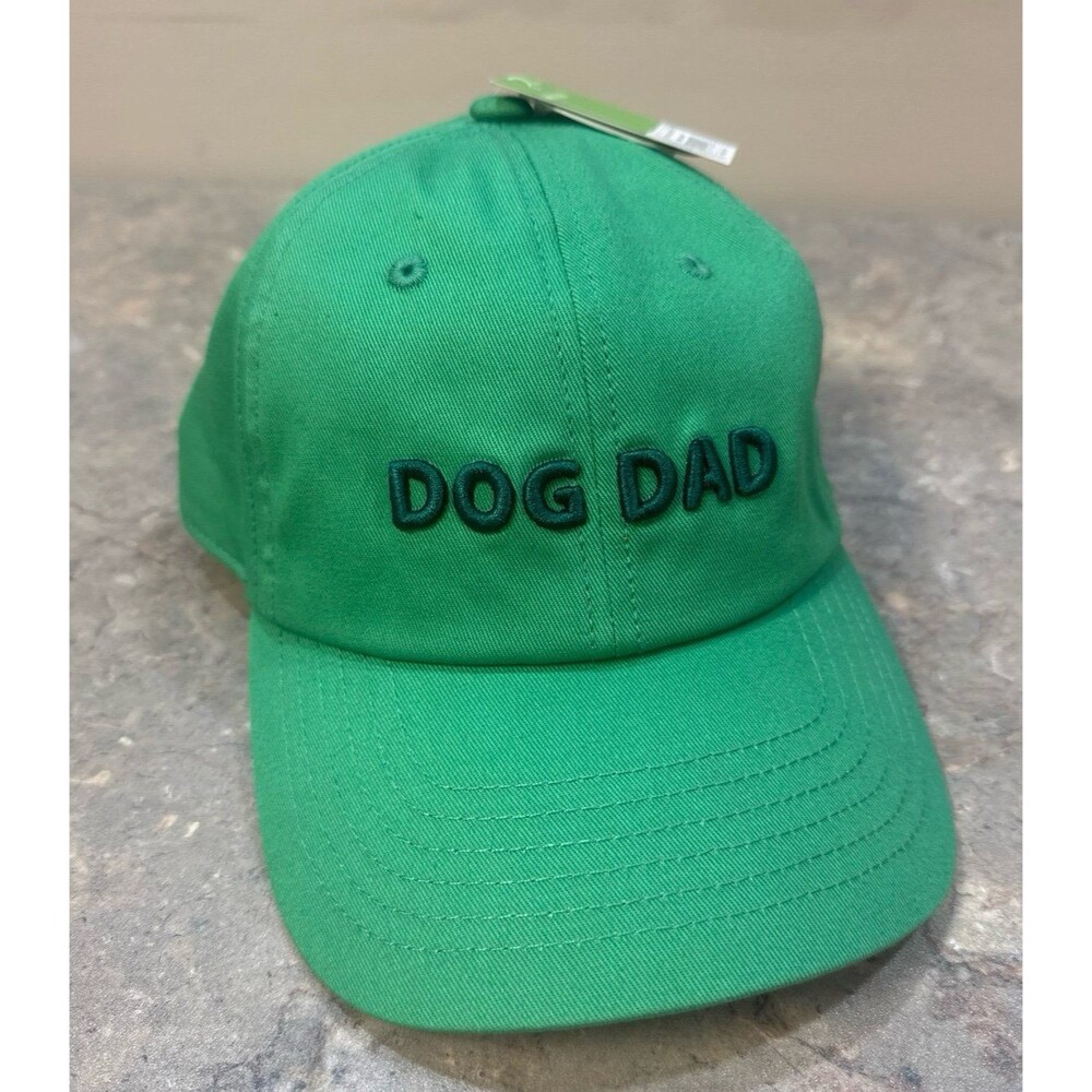 Dog Dad Green Hat. New
